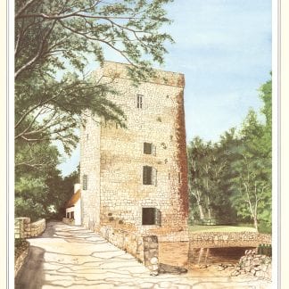 painting of Thoor Ballylee Co Galway